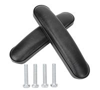 2Pcs Padded Armrests, 10inch Universal Arm Pads Replacement Leather Armrest Cushion Pad Wheelchair Accessories, Armrest Covers Wheelchairs for Home Rest Desk Swivel
