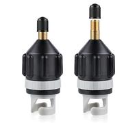 2pcs Paddle Board Pump Adapter for Schrader, Inflatable Converter Adapter Paddle Board Valve Air Nozzle Adapter Air Valve Adapter Accessories for Inflatable Rowing Boat Paddle Board