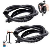 2Pcs Paddle Board Pump Hose, Plastic Inflation Pump Tube Paddle Board Replacement Parts for Inflatable Boats, Rafts, Kayak, Floats, Replacement Parts, Hose