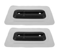 2pcs Paddleboard Fin Base Patch for 9 Inch Center Box Touring Fishing | PVC Build, Lightweight Control, Quick Exchange and Secure Attachment, for Lake, River, and Riding