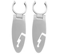 2pcs Paddles Boards Fin Clips 11×3.3cm - Paddle Board Fasten Clip - Expandable Paddle Board Fin Clamps - Expandable Fix Clamp - Water Sports Supplies For Athletes Cyclists Golfers Teens