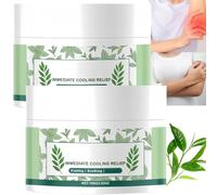 2PCS Pain Relief Cream,Instant Cooling and Soothing Cream,Back Pain Relief Gel,Soothing Muscle Pain Cream,P/ain Rel/ief Product,Fast Acting Pai/n Rel/ief,Suitable for Most Part of Body,Easy to Use