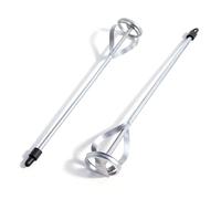 2pcs Paint and Mud Mixers, Paint Stirrer Paddle Mixer for Drill Bits in 1 to 5 Gallon Drums, Paint Mixing Paddle Stirer Agitator Tools,for Mixing of Paint, Woodstain, Plaster, Screed