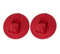 2pcs Paint Can Lid Covers With Pouring Spouts - Mess-Free Paint Storage & Easy(red)