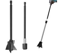 2Pcs Paint Mixer for Drill - Heavy-Duty Paint Stirrer Attachment for Power Drills | Ideal for Mixing Paint, Coatings & Liquids | Durable & Easy-to-Clean Paint Mixer Tool for DIY & Contractors