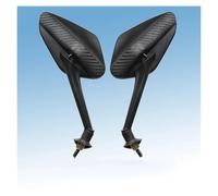 2Pcs/Pair Anti-Glare Motorcycle Rearview Convex Mirrors Rotatable 8mm For P&ulsar Baj&aj 150 180 250 RS200 NS200 N160 NS160 NS125(Style B)