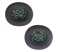 2Pcs/Pair High Density Sponge Ear Pads for Arctis 1 3 5 7 9 Headphones Earmuffs