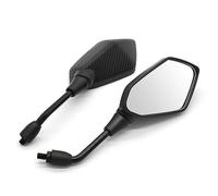 2Pcs/Pair Motorcycle Mirror Carbon Fiber White Glass Rearview Mirrors, For D=UCATI SS900 Monster 900 916 996 SS1000 M1000S S4/S4R