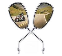 2Pcs/Pair Motorcycle Rearview Mirror Electrombile Scooter E-Bike Rearview Mirrors 10mm For Honda For Shadow For Ace For Spirit For Magna For VT750,Motorcycle Accessories