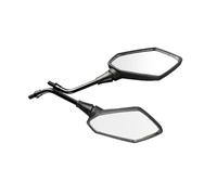 2Pcs/Pair Motorcycle Rearview Mirror Scooter Rear View Mirrors Back Side Convex Mirror 8mm 10mm Carbon Fiber Universial Rears Views Mirrors