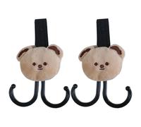 2pcs/pair stroller storage hooks non-slip grip infant carriage bag clips for shopping and travel lightweight pram stars
