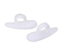 2Pcs/pair Unisex Hammer Toe Cushions Silicone Protector Separator Gel Support Pads Temporary Corrector Straightener Guard Foot Care Tool