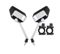 2Pcs/Pair Universial 8mm Motorcycle Mirror Scooter E-Bike Rearview Mirrors Electromobile Back Side Convex Side Mirrors