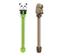 2PCS Panda Capybara Firework Water Guns, 25x3cm Animal Shape Pull-out Water Guns Kids, Swimming Pool Toys, Beach And Pool Water Play And Water Fight Artifact, Multi-hole Water Outlet Design