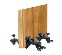 2Pcs Panel Dolly, Door Lifter Crat, Heavy Duty Door Panel Mover Adjustable with Wheels, Heavy Door Installation Tools for Carrying 2.5-4.5cm Door Panels