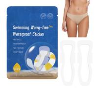 2pcs Panty L/iners for Women,Waterproof P/Anti Lin/er,P/Anti Liner for Swimwear,Private Pa/nti Lin/er,Pu Clear H-ygienic Pads,Portable Swimming Sticker,Swimwear Sticker,Portable H-ygienic Lin/ers