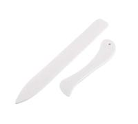 2Pcs Paper Creaser Set, 21cm and 12cm Bone Folder Tool for DIY Paper Crafts, Bookbinding Card Making and DIY Leather Shaping Creaser