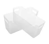 2pcs Paper Plate Dispenser Plastic Organizer with One-hand Dispensing | Design with Sleek Neutral Style, Portable Versatile Placement, Fits Standard Paper Plates at Home