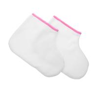 2pcs Paraffin Wax Foot Liners for Pedicure, Warm Cotton Covers | Reusable Polyester Velvet Set, Easy to Wear and Clean, for Home Use and Salon Treatment