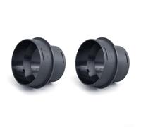2pcs Parking Heater Adapter Pipe 75mm to 80mm Compatible with For Webasto Heater for Efficient Hot Air Distribution and Vehicle Interior Heating