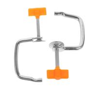 2pcs Pasta Maker Clamp Replacement Clip, Metal Universal Fit Accessory | Secure Attachment for Manual Noodle Machines, PP and Iron Alloy Construction, Supporting Home Making Repairs