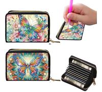 2pcs Pattern Fashion Card Holder Compact Purse