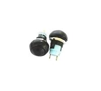 2PCS PBS-33A Lock Button black 12mm Round Latching Switch Small Push 3A 250V