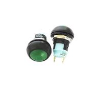 2PCS PBS-33A Lock Button green 12mm Round Latching Switch Small Push 3A 250V