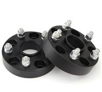 2pcs PCD 5x114.3 CB 67.1 Mm 20/25/30/35/40mm Car Accessories Hub Spacer Adapter Aluminum For Mitsubishi(2pcs 25mm black)