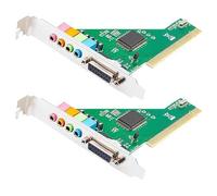 2Pcs PCI Sound Card 4.1 Channel CMI8738