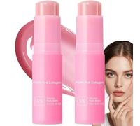 2PCS PDRN Pink Collagen Volume Multi Balm,Korean Anti Aging Face Cream,Eye Balm Stick,Wrinkle Cream for Women,Collagen Face Tightening Day Cream,Korean Moisturiser,Multi-Functional Beauty Balm