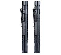 2PCS Pen Torch, Pocket Pen Torch Light Flashlight Pen Light with Clip Small Work Torch for Inspection, Work, Repair Fishing