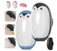 2PCS Penguin Mini Lint Roller,Penguin Reusable Efficient Lint Rollers for Pet Hair,On The Go Lint Roller Ball,Washable Lint Roller,Portable Lint Roller Ball Remover for Clothes Pet Hair,Extra Sticky