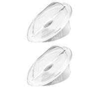 2pcs Pepper Mill Replacement Cap Acrylic Dust Cover