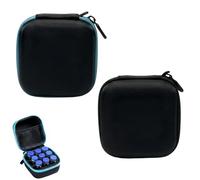 2PCS Peptide Case, Vial Holder for Refrigerated Storage, Peptide Storage Case for Fridge Organisation, Peptide Travel Case with Two Colour Options, Blue and Black Vial Organiser