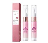 2PCS Peptide Lip Balm,Peptide Lip Plumper Serum Plumping&Hydrating Treatment,Mini Plumping Lip Gloss Set for Dry Care,Plumping Lip Balm,Bosein Moisturiser for Dry Lips Reduces Lip Lines,Wrinkles
