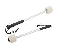 2PCS Percussion Drum Mallets, Portable Professional Timpani Mallets Drum Sticks Xylophone Sticks Band Accessory Part for Daily Practice or Performance