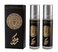 2PCS Perfume Black, Pheromones Perfumes for Women Long-Lasting & Addictive Roll on Perfume 10ml