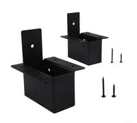 2PCS Pergola Brackets Kit with Screws and Corner Support for Enhanced Stability in Outdoor Wooden Pergolas and Related Structures