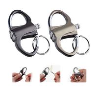 2PCS Permanent Match Infinity Tools with Keychain Set, Metal Keychain Portable Waterproof for Camping and Outdoor Adventures (Sold without Fluid)