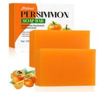 2PCS Persimmon Soap, Natural Deodorant Persimmon Soap Bar for Face & Body, Anti Body Odor, Moisturizing & Cleansing for Smooth Skin, Suitable for Women & Men
