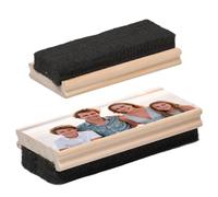 2PCS Personalised Whiteboard Eraser,Custom Picture,Text & Logo - Engraved Blackboard Duster, School Chalk Eraser - Personalised Teacher Gift for Classroom, Office, Home Study (A-Color Printing)