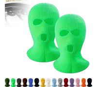 2Pcs Personalized Funny Hat for Car Seat Headcover, Funny Spoof Car Seat Head Covers, Auto Front/Rear Seats Headrest Cover, Dustproof Head Rest Protector Cover, Headrest Covers for Cars (Light Green)