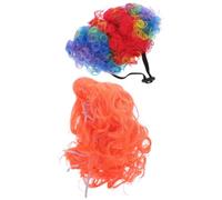 2pcs Pet Afro Curly Wig with Strap for Cats and Small Dogs
