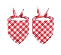 2PCS Pet Bandana for Cat Dogs Christmas Festive Party Props Dog Bandanas Scarf Triangle SalivaTowel Pet Holiday Collar
