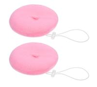 2pcs Pet Beret Hat for Small Dogs and Cats Pink Wool Yarn 13cm | Rounded Cartoon Shape, Adjustable Fit, Lightweight Abrasion Resistant, Photo Props for Themed Portrait Sessions