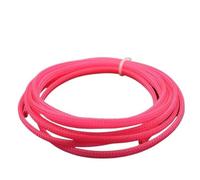 2pcs PET Braid Sleeves 2M, Wrap Sheath for Wire Protection(Fluorescent-Pink,25mm)