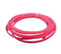 2pcs PET Braid Sleeves, 2meters Cable Wrap Sheath Tubing(Fluorescent-Pink,25mm)