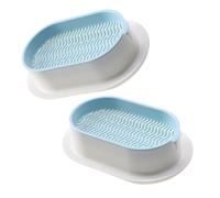 2Pcs Pet Cats Grass Potted Hydroponic Plant Digestion Growing Tray Greenhouses Cleaning Stomach Grass Pots Grow Box Space Saving Planter