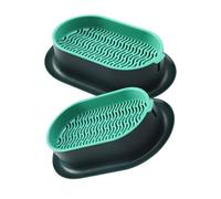 2Pcs Pet Cats Growing Pots Hydroponic Plant Cats Grass Germination Digestion Starter Dish Greenhouses Grow Box Pet Safe Planting